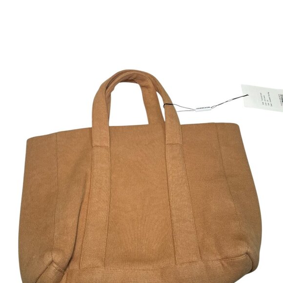 Thakoon Sweatshirt Tote Bag OS in Camel Caramel Brown | Rare NWT - Picture 3 of 6